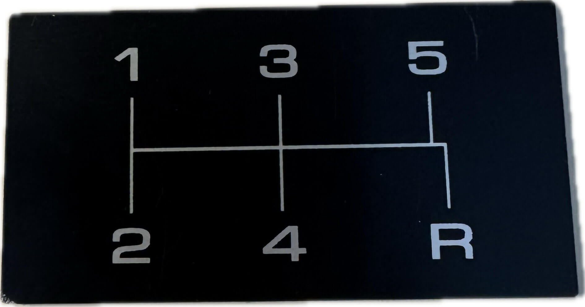 1968-72 Chevrolet Chevelle 5 Speed Console Plate