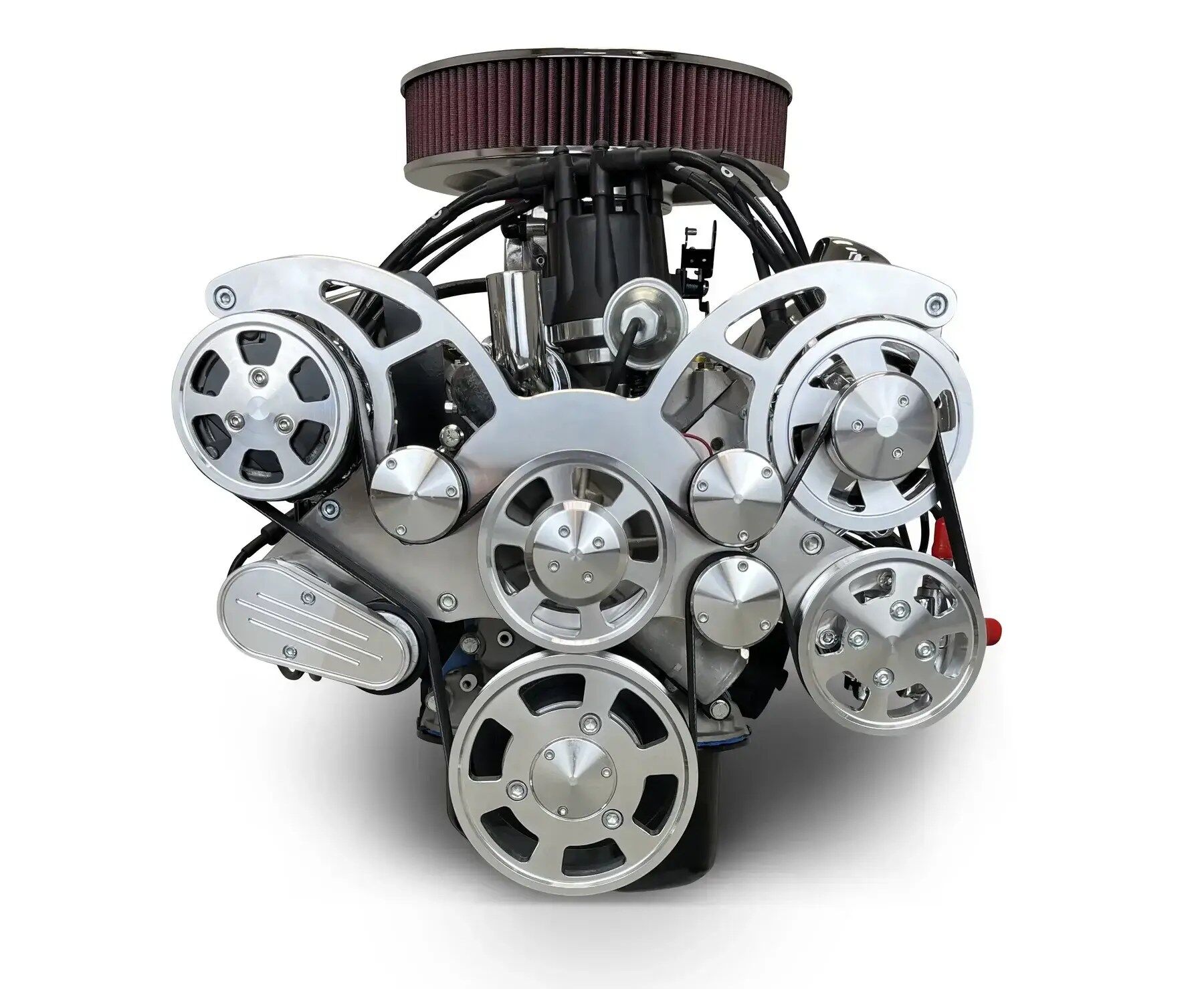 Ford Small Block 347 c.i. Engine - 415 Horsepower -Deluxe Dressed with Polished Pulley Kit - Rear Sump Oil Pan- Fuel Injected - Image 2