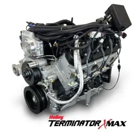 GM LS Compatible 376 c.i. Pro Series Engine - 510 Horsepower - Base Dressed - Holley Terminator X EFI System