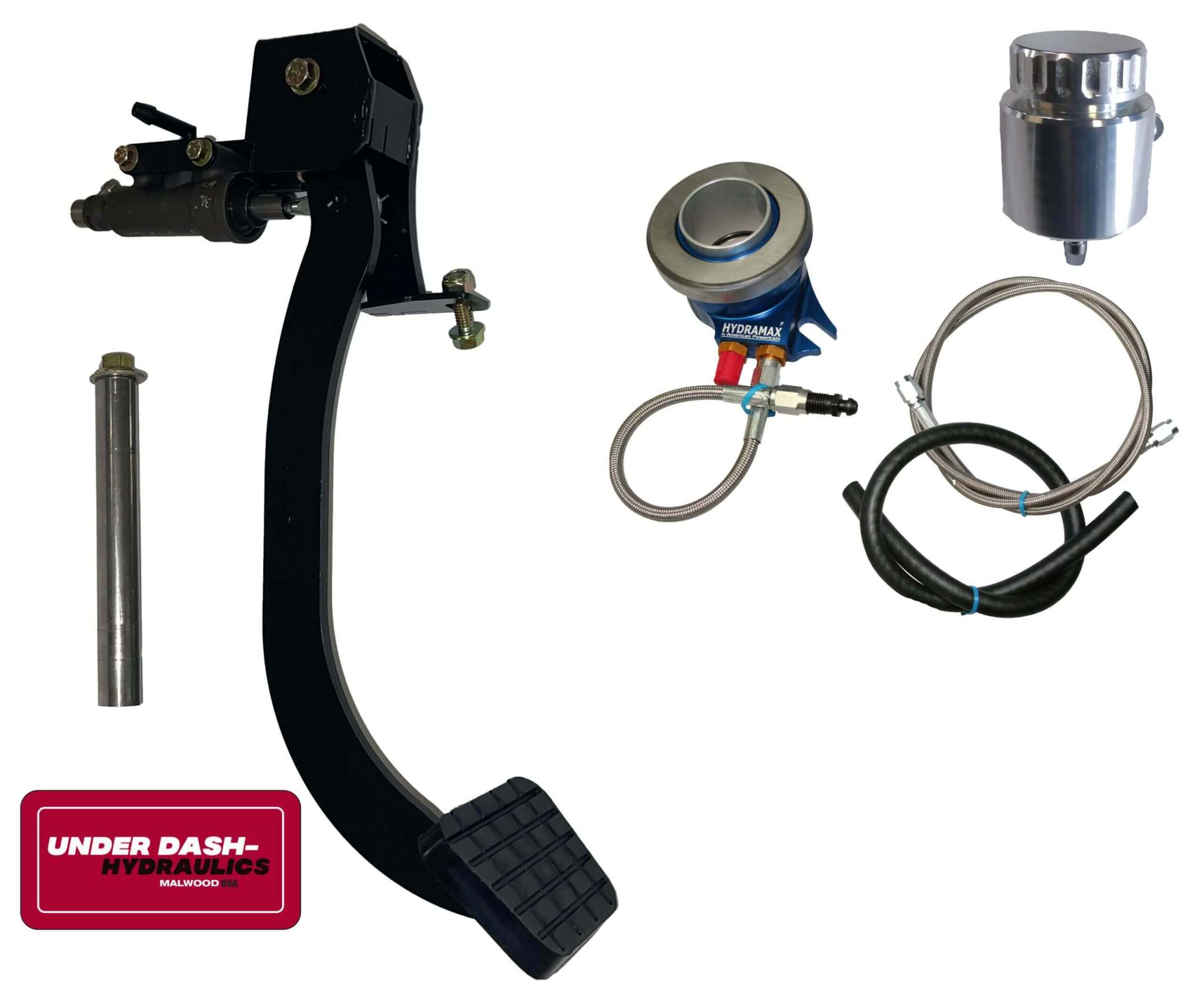 1960-66 Chevrolet C10 Hydraulic Clutch Conversion Kit with Underdash Hydraulics Clutch Pedal for TKX, TKO and Muncie