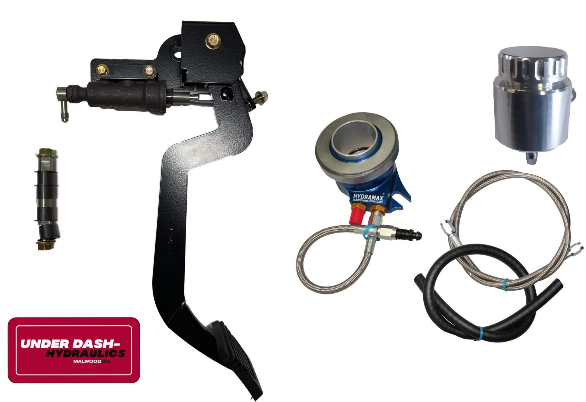 1966-67 Chevy II/Nova Hydraulic Clutch Conversion Kit with Underdash Hydraulics Clutch Pedal for TKX, TKO and Muncie