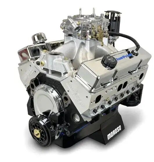 BluePrint Motorsports GM Small Block Compatible 396 c.i. Engine - 530 Horsepower - Base Dressed - Carbureted