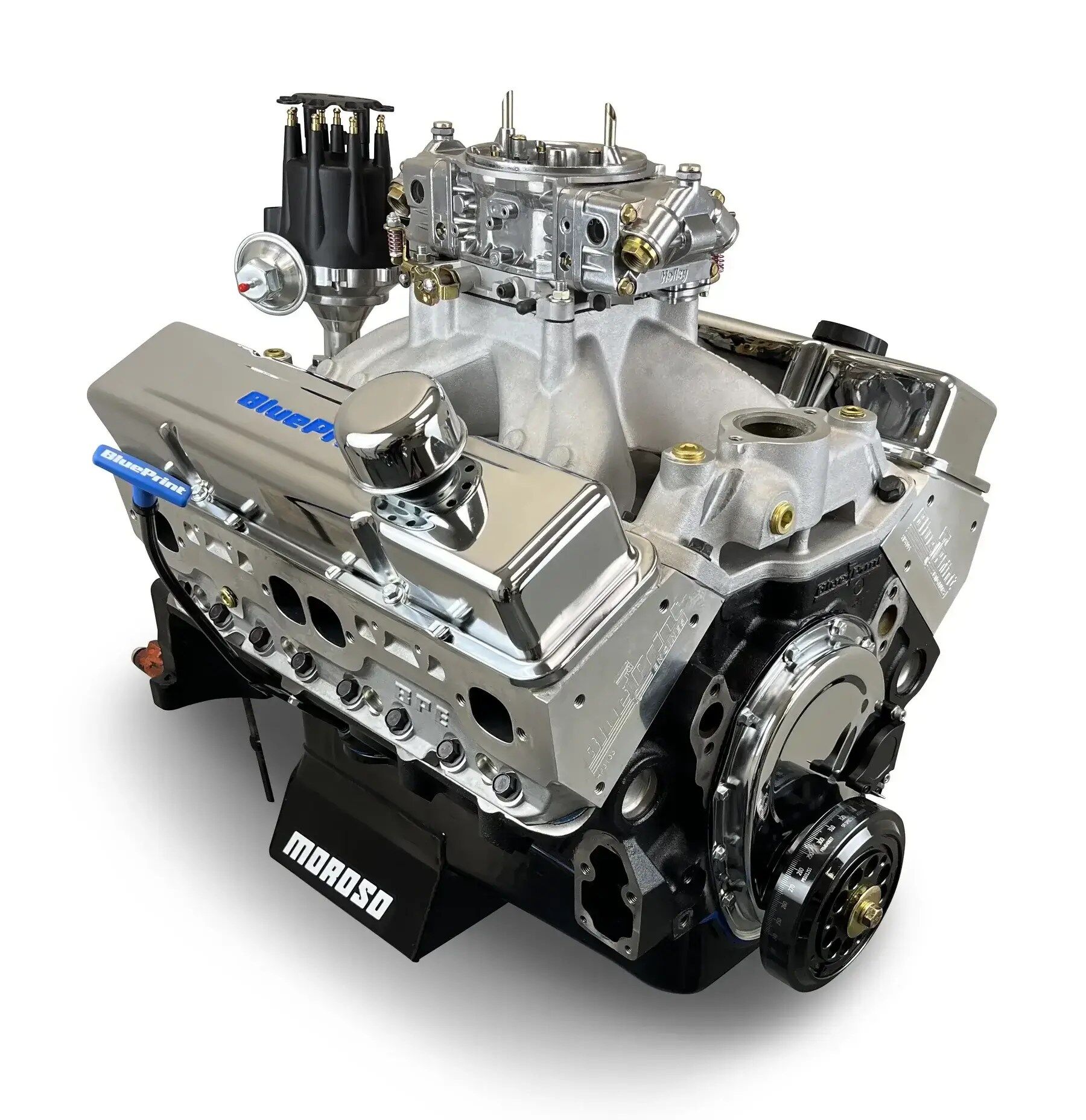 BluePrint Motorsports GM Small Block Compatible 396 c.i. Engine - 530 Horsepower - Base Dressed - Carbureted - Image 3