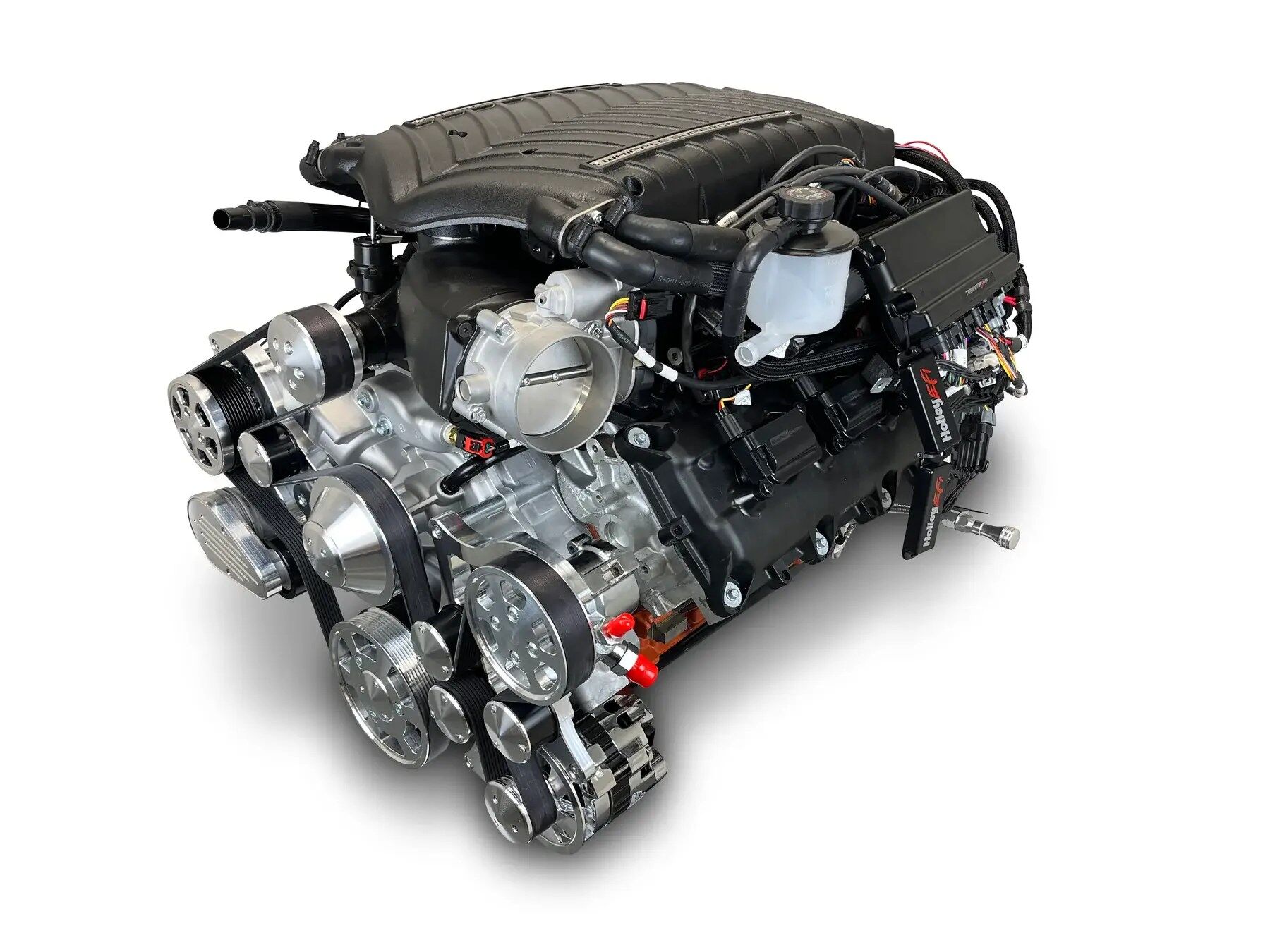 Chrysler Hemi Compatible 426 c.i. Pro Series Engine - 872 Horsepower - Deluxe Dressed - Polished Pulley Kit - Supercharged