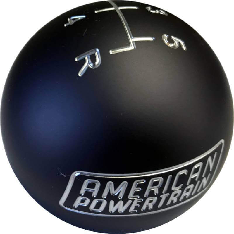 Shifter Ball Gunmetal Billet 2" 5-speed