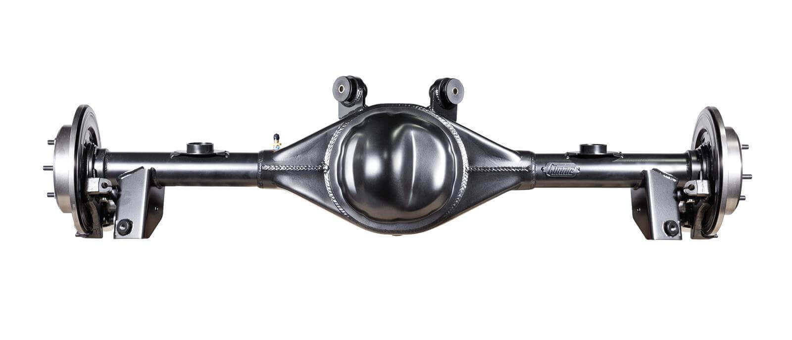 1979-93 Ford Mustang, 9-Inch Crate Rear End Black PC, 31-Spline Axle, Currie TwinTrac® Posi, 1350 Yoke