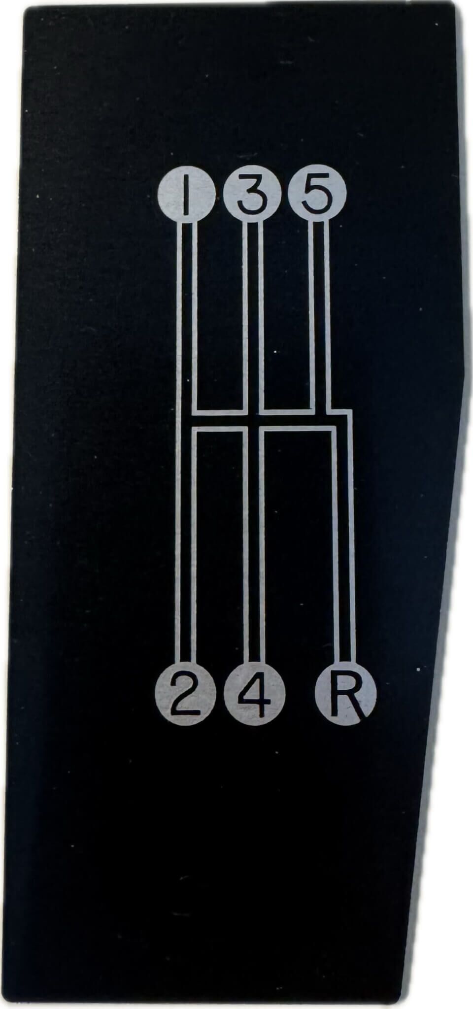 1968-76 Chevrolet Corvette 5 Speed Console Plate