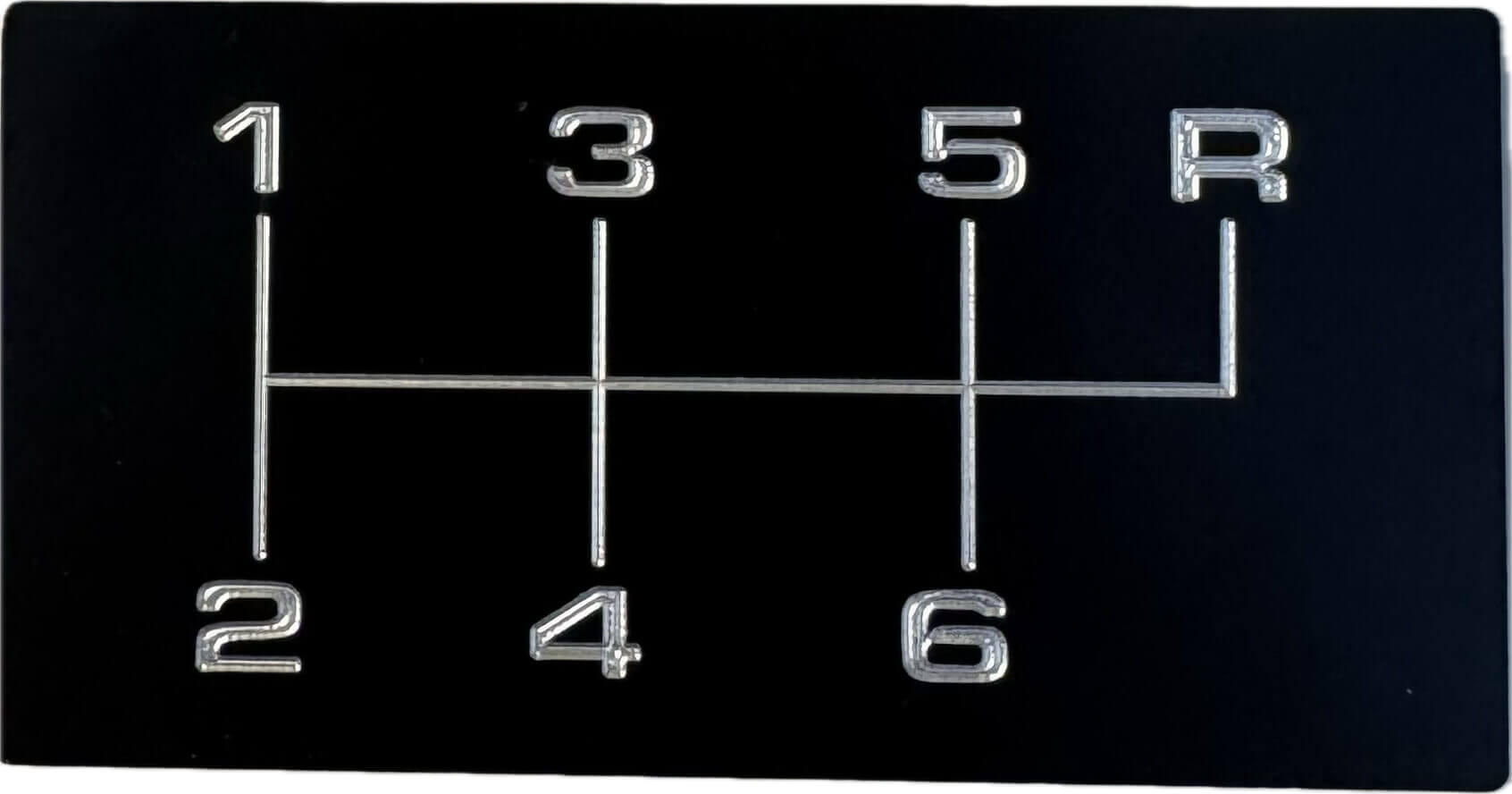 1968-72 Chevrolet Chevelle 6 Speed Console Plate