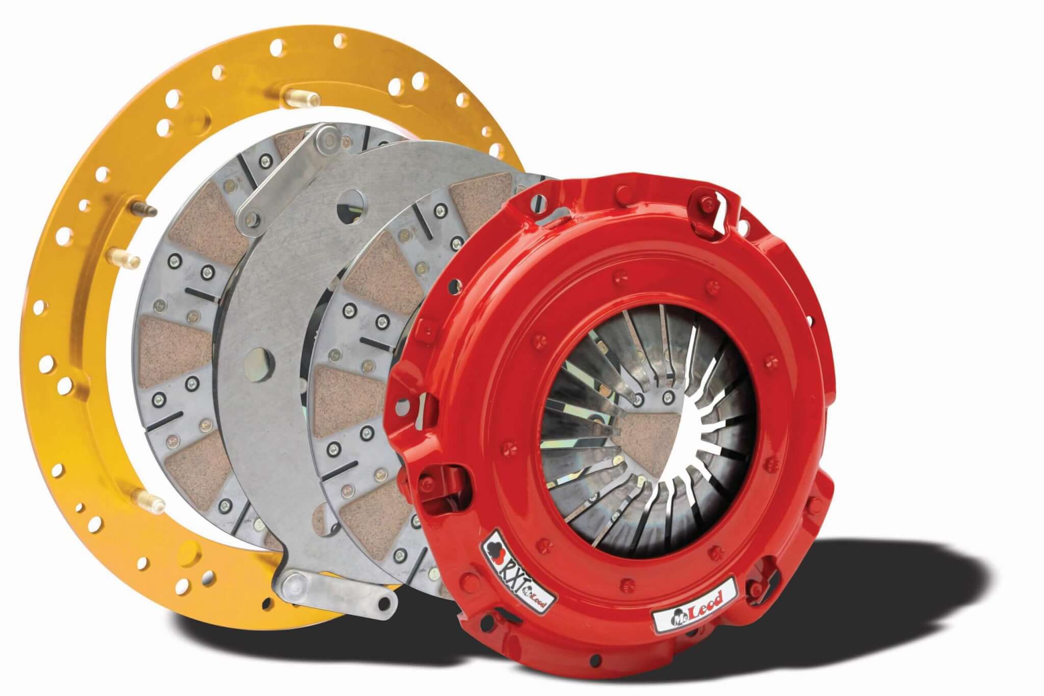 McLeod RXT Dual Disc Clutch Kit, Metric Ring, Ford Mustang 2001.5-10 Ford 4.6L, 1-1/16 x 10