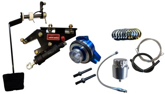 1967 Chevrolet Corvette C2 Hydraulic Clutch Conversion Kit with Malwood Clutch Pedal for TKX, TKO and Muncie