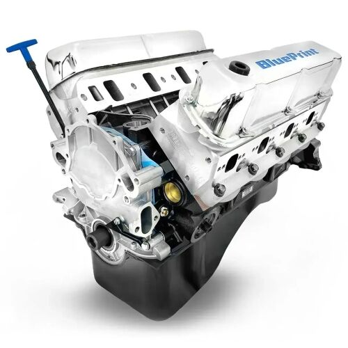 Ford Small Block 347 C.I. Engine 415 Horsepower Long Block-Front Sump Oil Pan