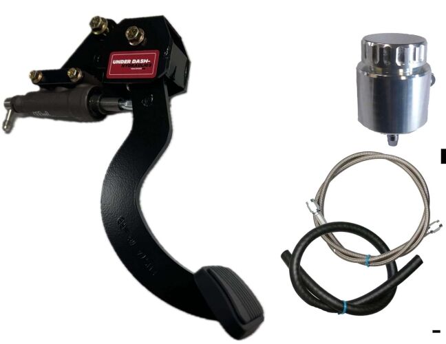 1974-78 Mustang Underdash Hydraulics Clutch Pedal Kit with Power Brake