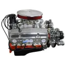 GM Small Block 327 c.i. Engine - 350 Horsepower - Deluxe Dressed - Polished Pulley Kit - Carbureted - Image 2