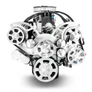 Ford Small Block 302 c.i. Engine - 361 Horsepower - Deluxe Dressed with Polished Pulley Kit - Carbureted Rear Sump Oil Pan - Image 3