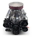 Ford Small Block 347 c.i. Engine - 415 Horsepower - Deluxe Dressed with Black Pulley Kit - Rear Sump Oil Pan-Carbureted - Image 2