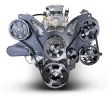 GM Big Block Compatible 454 c.i. Engine - 460 Horsepower - Deluxe Dressed - Black Pulley Kit - Fuel Injected - Image 2