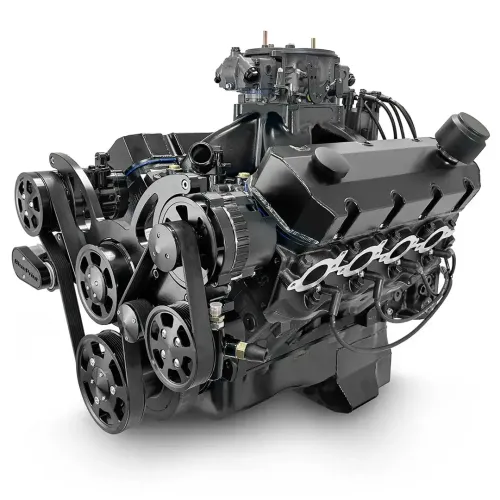 GM Big Block Compatible 632 c.i. Pro Series Engine - 815 Horsepower - Blackout Reaper Edition - Deluxe Dressed - Black Pulley Kit - Fuel Injected