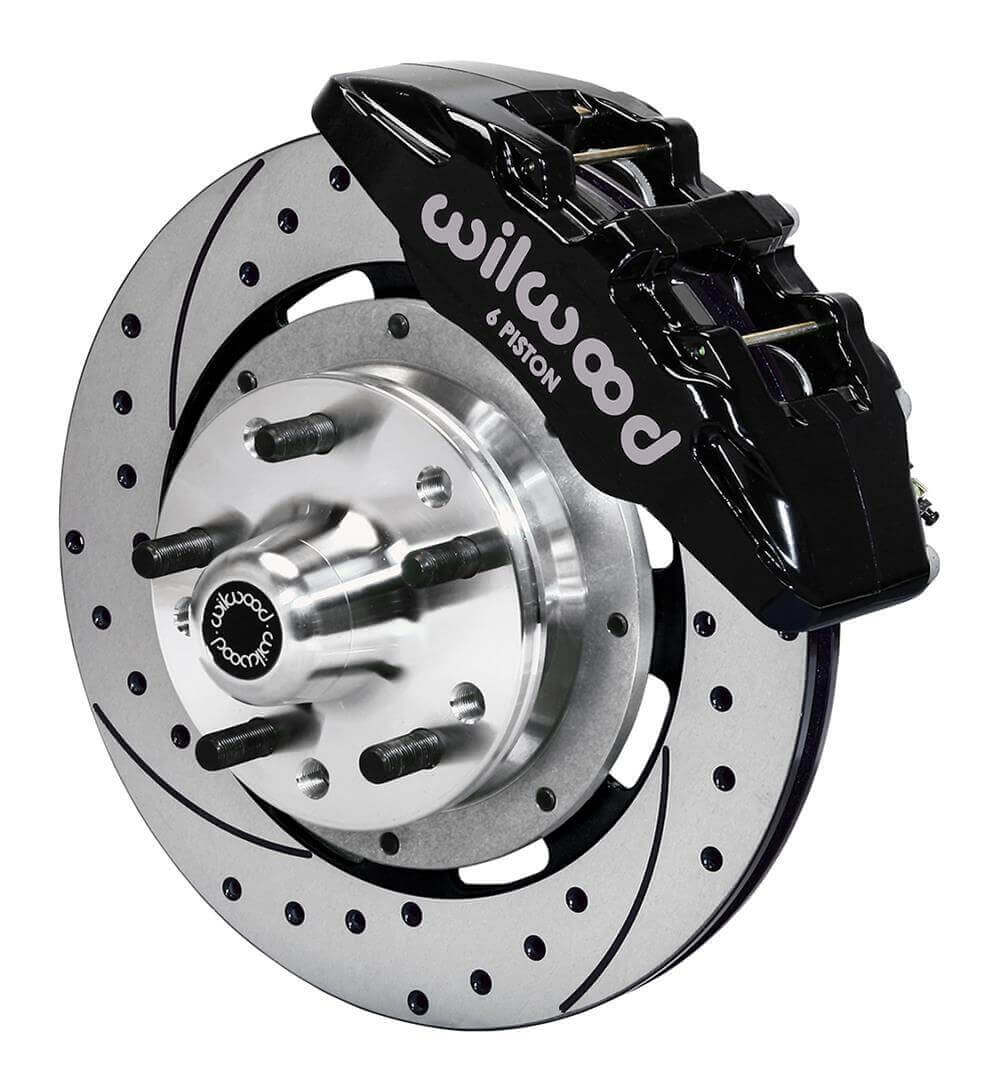 1963-64 Chevy C2 Corvette Wilwood Forged DynaPro 6 Big Brake Front Brake Kits 140-12459