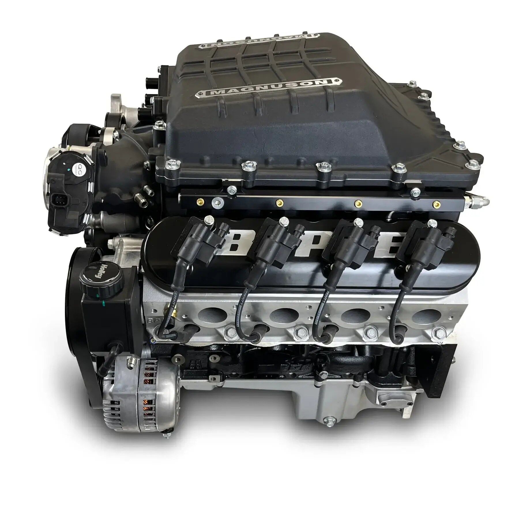 GM LS Compatible 427 c.i. Pro Series Engine - 800 Horsepower - Deluxe Dressed - Black Pulley Kit - Holley Terminator X EFI System - Image 3