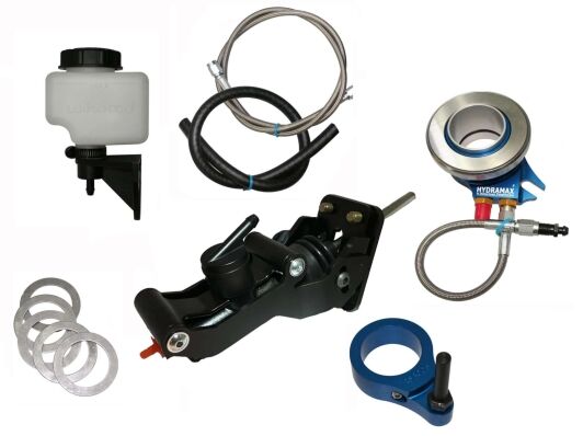 Ford HYDRAMAX Hydraulic Clutch System for Ford Street Rods/Trucks with TKO/Small Input Toploader/Ford T10/Magnum/T45/3650/T56