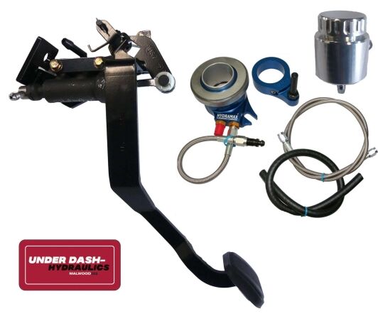 1979-93 Ford Fox Body Mustang Hydraulic Clutch System for Tremec TKX, TKO, T-5 5-speed and Tremec Ford 6-Speed