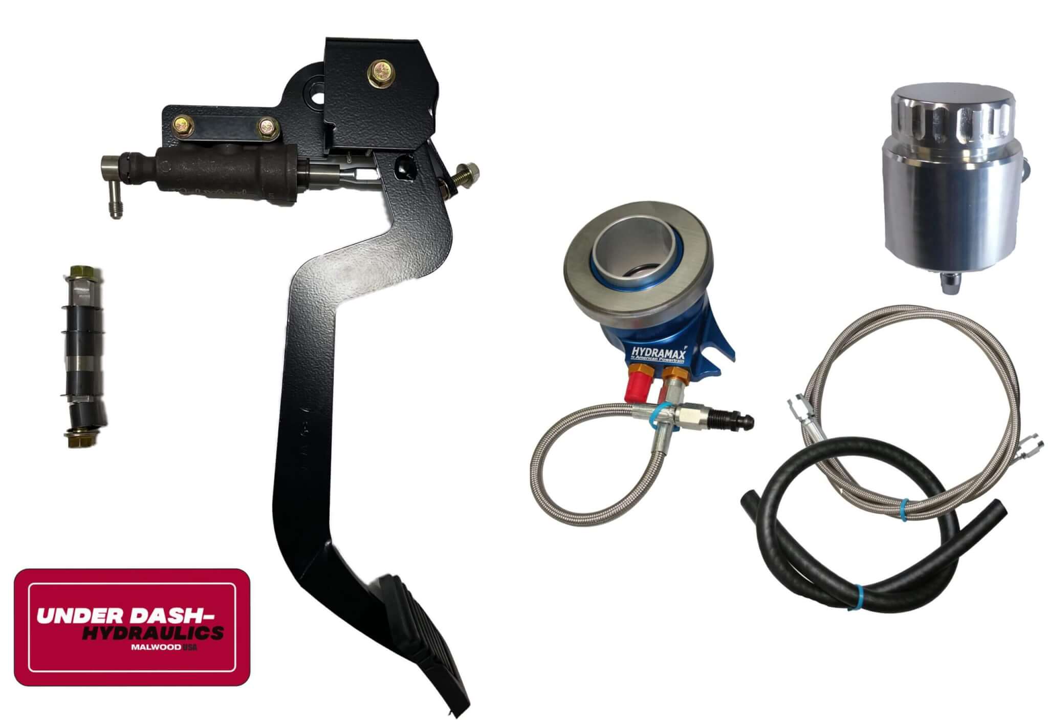 1962-65 Chevy II/Nova Hydraulic Clutch Conversion Kit with Underdash Hydraulics Clutch Pedal for TKX, TKO and Muncie