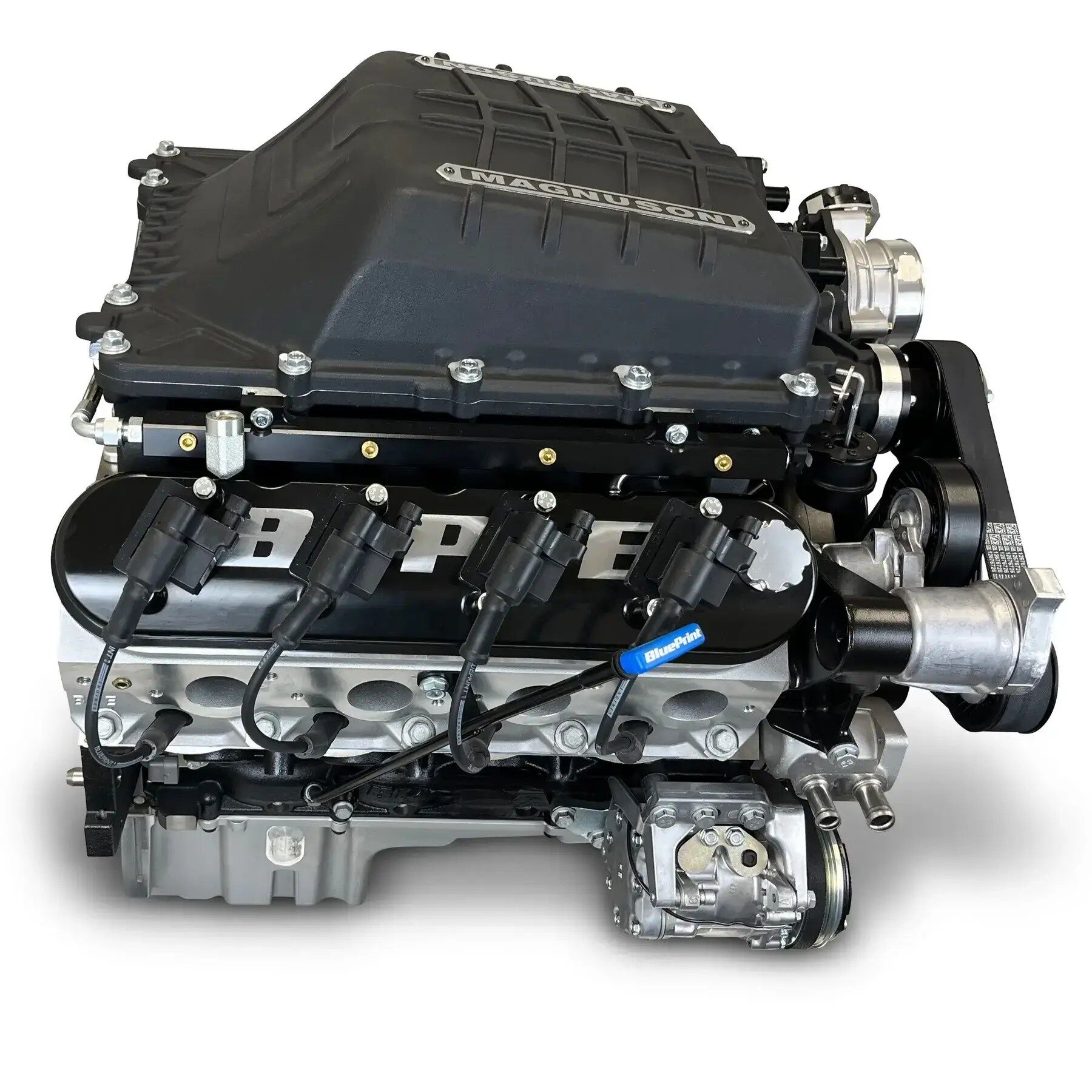 GM LS 376 c.i. Pro Series Engine - 700 Horsepower - Deluxe Dressed - Black Pulley Kit - Holley Terminator X EFI System - Image 2