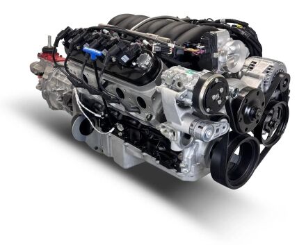 BluePrint Engines GM LS 376 c.i. Engine and Tremec Magnum 6-Speed 530 Horsepower Standard Edition Builder Series Natural Pulley Kit Holley Terminator X EFI System