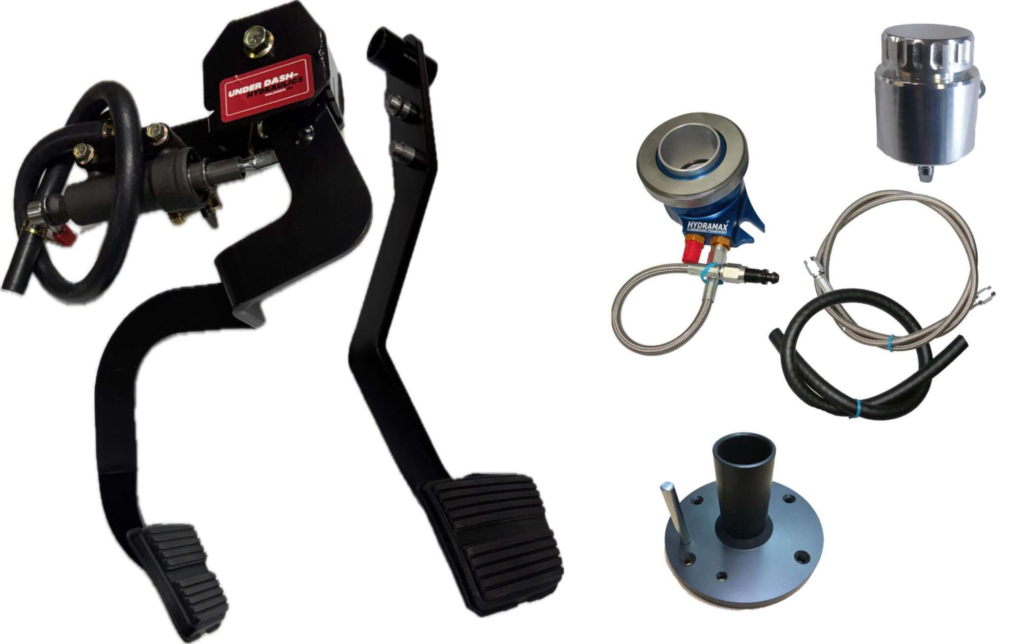 1970-81 Chevrolet Camaro Pontiac Firebird Trans Am Hydraulic Clutch Conversion Kit with Clutch Pedal for 6-speed Tremec for Converting from Auto to Manual