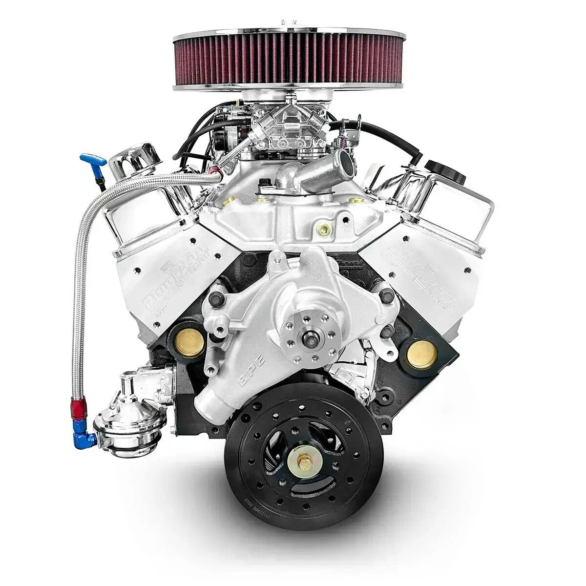 GM Small Block Compatible 350 c.i. Engine - 390 Horsepower - Deluxe Dressed - Carbureted - Image 3