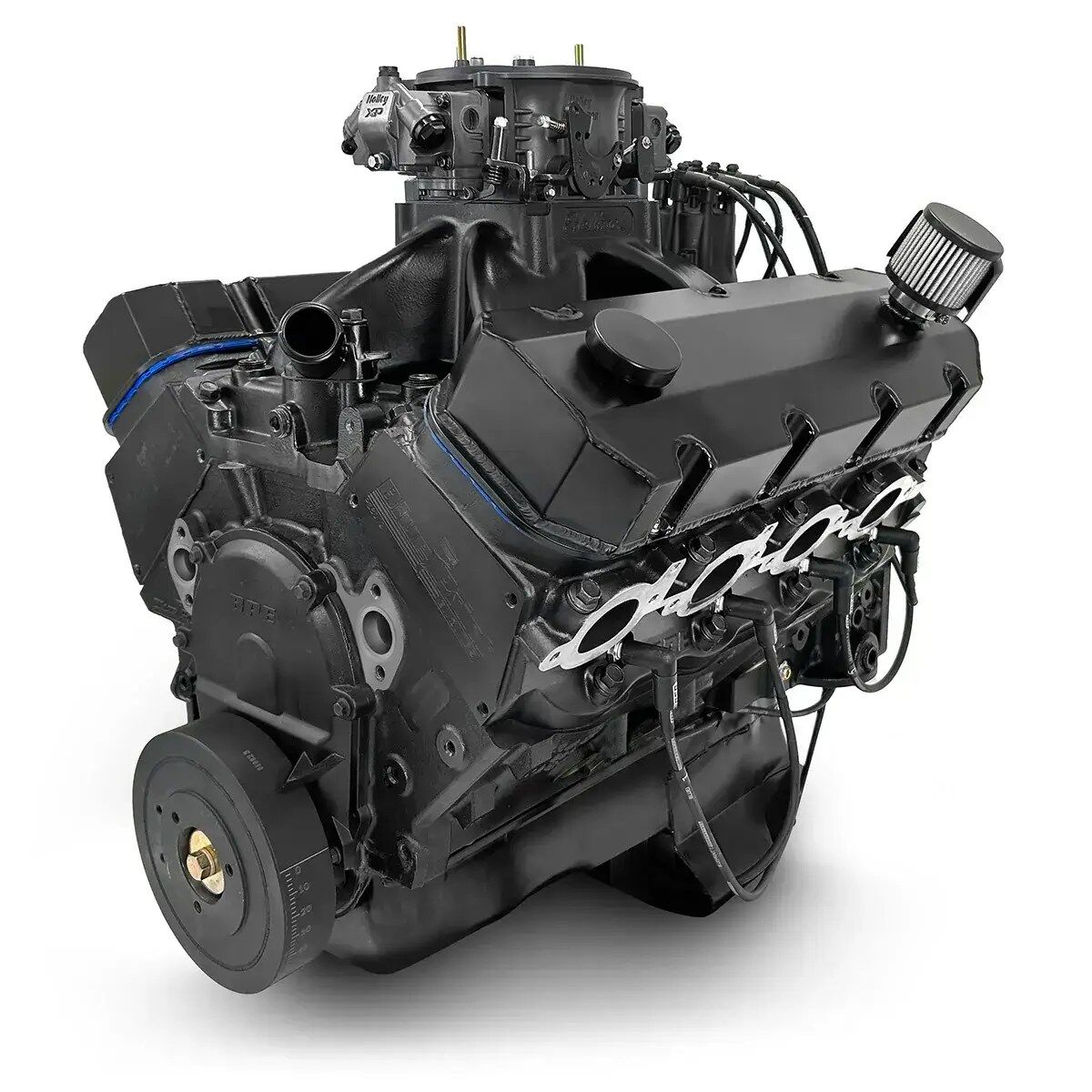 GM Big Block Compatible 632 c.i. Pro Series Engine - 815 Horsepower - Blackout Reaper Edition - Base Dressed - Carbureted