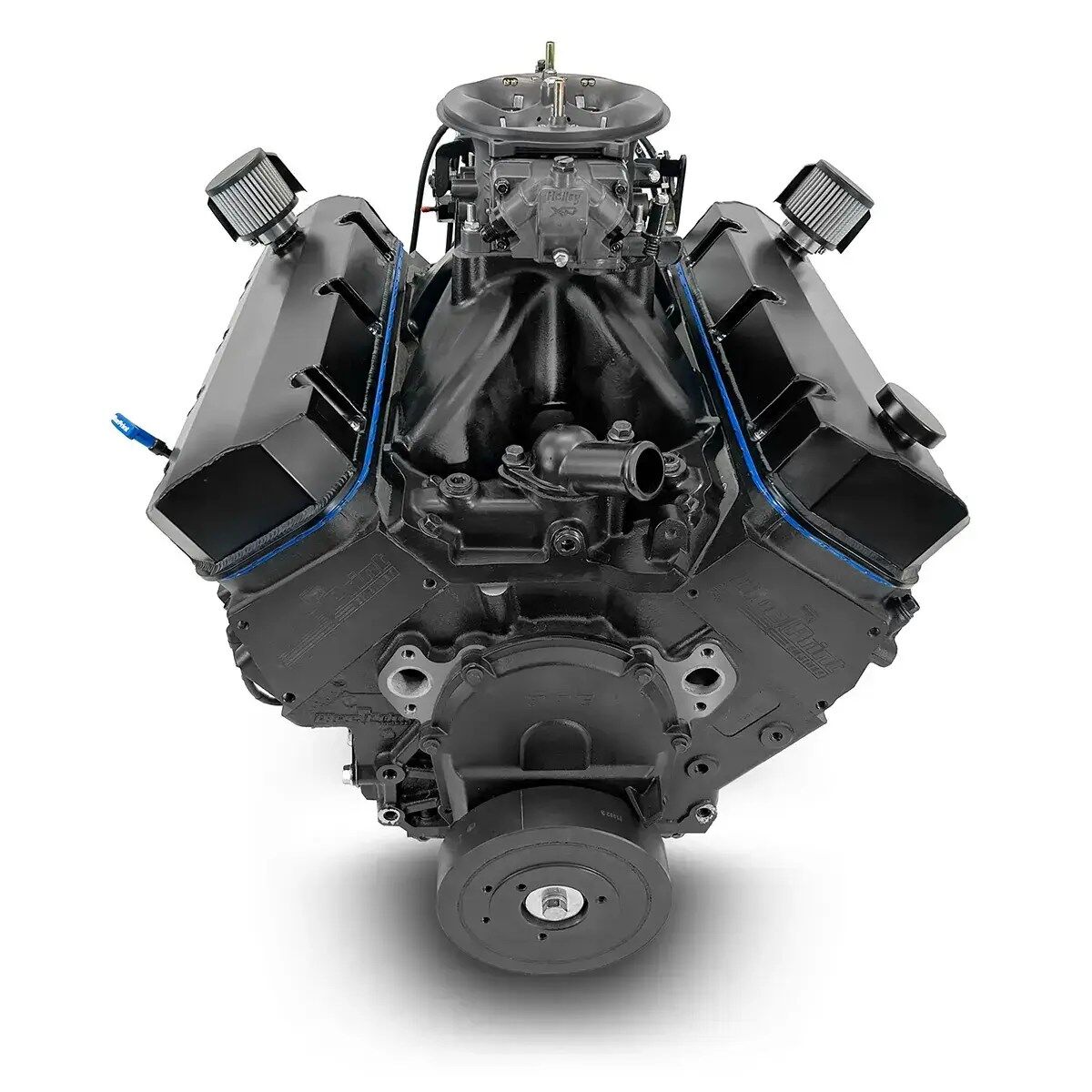 GM Big Block Compatible 632 c.i. Pro Series Engine - 815 Horsepower - Blackout Reaper Edition - Base Dressed - Carbureted - Image 2
