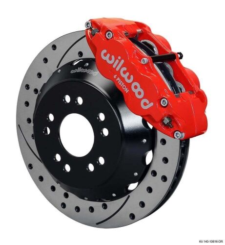 1965-82 Chevy C2 and C3 Corvette Wilwood Forged Narrow Superlite 6R 13" Big Brake Kit 140-10616 factory spindles