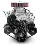 GM Small Block Compatible 350 c.i. Engine - 341 Horsepower - Deluxe Dressed - Black Pulley Kit - Fuel Injected - Image 2