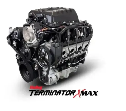 GM LS Compatible 427 c.i. Pro Series Engine - 800 Horsepower - Deluxe Dressed - Natural Pulley Kit - Holley Terminator X EFI System