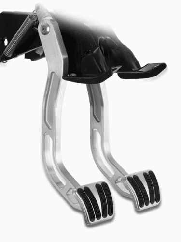 67-72 Chevy C10 Clutch and Brake Pedals- Lokar Brushed