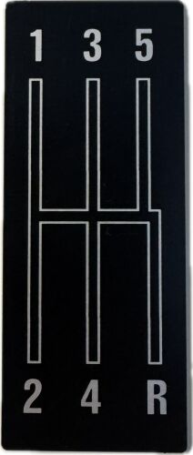 1967-'69 Camaro 5 Speed Console Plate