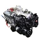 GM Big Block Compatible 496 c.i. Engine - 600 Horsepower - Deluxe Dressed - Black Pulley Kit - Carbureted - Image 2