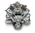 GM Big Block Compatible 454 c.i. Engine - 460 Horsepower - Deluxe Dressed - Polished Pulley Kit - Carbureted - Image 2