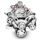 GM Big Block Compatible 496 c.i. Engine - 600 Horsepower - Deluxe Dressed - Polished Pulley Kit - Carbureted - Image 2