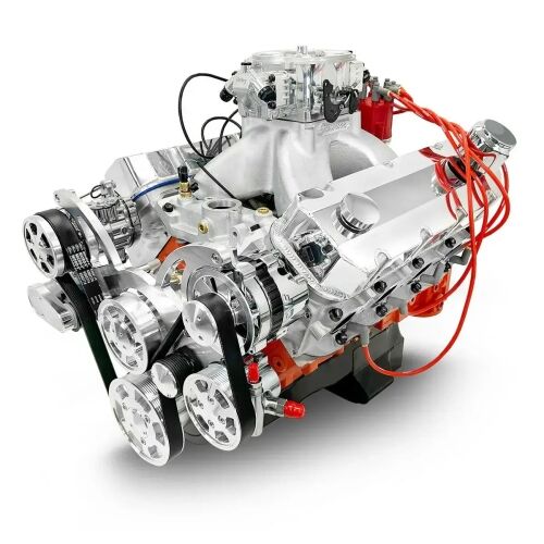 GM Big Block Compatible 632 c.i. Pro Series Engine - 815 Horsepower - Deluxe Dressed - Polished Pulley Kit - Fuel Injected