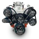 GM Big Block Compatible 502 c.i. Pro Series Engine - 627 Horsepower - Deluxe Dressed - Black Pulley Kit - Fuel Injected - Image 2
