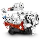 GM Big Block Compatible 572 c.i. Pro Series Engine - 750 Horsepower - Deluxe Dressed - Polished Pulley Kit - Carbureted - Image 3