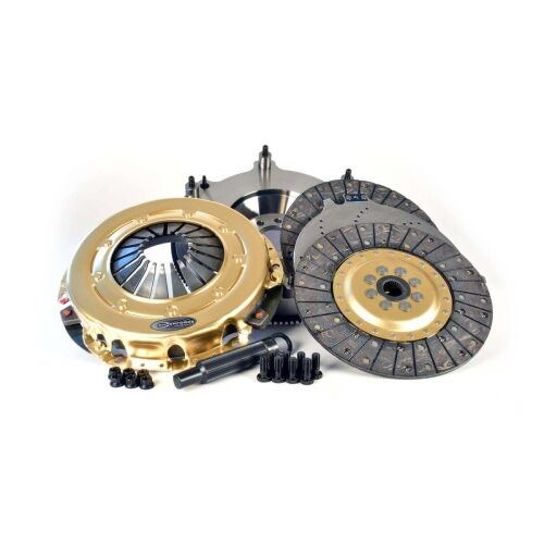 Centerforce SST Solid Street Twin Clutch System for MOPAR GEN III HEMI 8-bolt 130 tooth 26-Spline OEM Long Style Bell Pass Side Starter Only