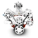 GM Big Block Compatible 632 c.i. Pro Series Engine - 815 Horsepower - Deluxe Dressed - Polished Pulley Kit - Carbureted - Image 2