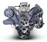 GM Big Block Compatible 454 c.i. Engine - 460 Horsepower - Deluxe Dressed - Black Pulley Kit - Fuel Injected - Image 2
