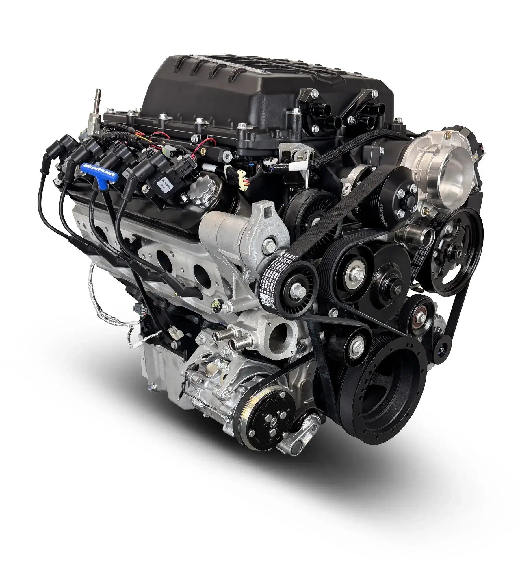 GM LS Compatible 427 c.i. Pro Series Engine - 800 Horsepower - Deluxe Dressed - Natural Pulley Kit - Holley Terminator X EFI System - Image 3