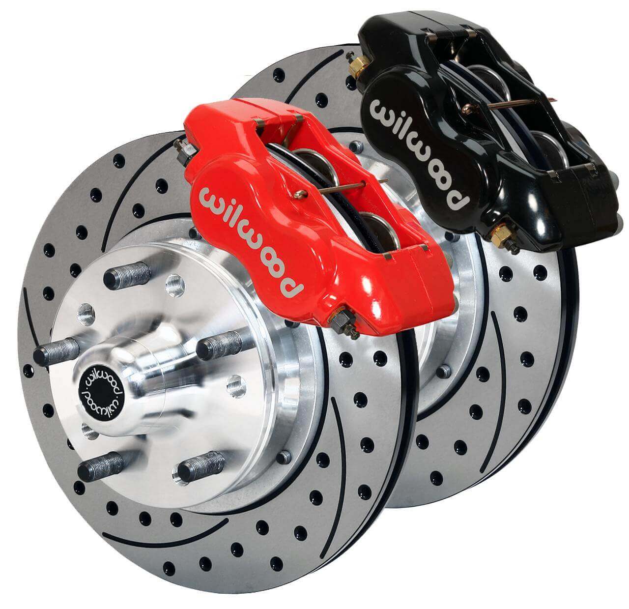 Wilwood Forged Dynalite Pro Series Front 11" Cross Drilled Disc Brake Kit 4-piston 140-10996