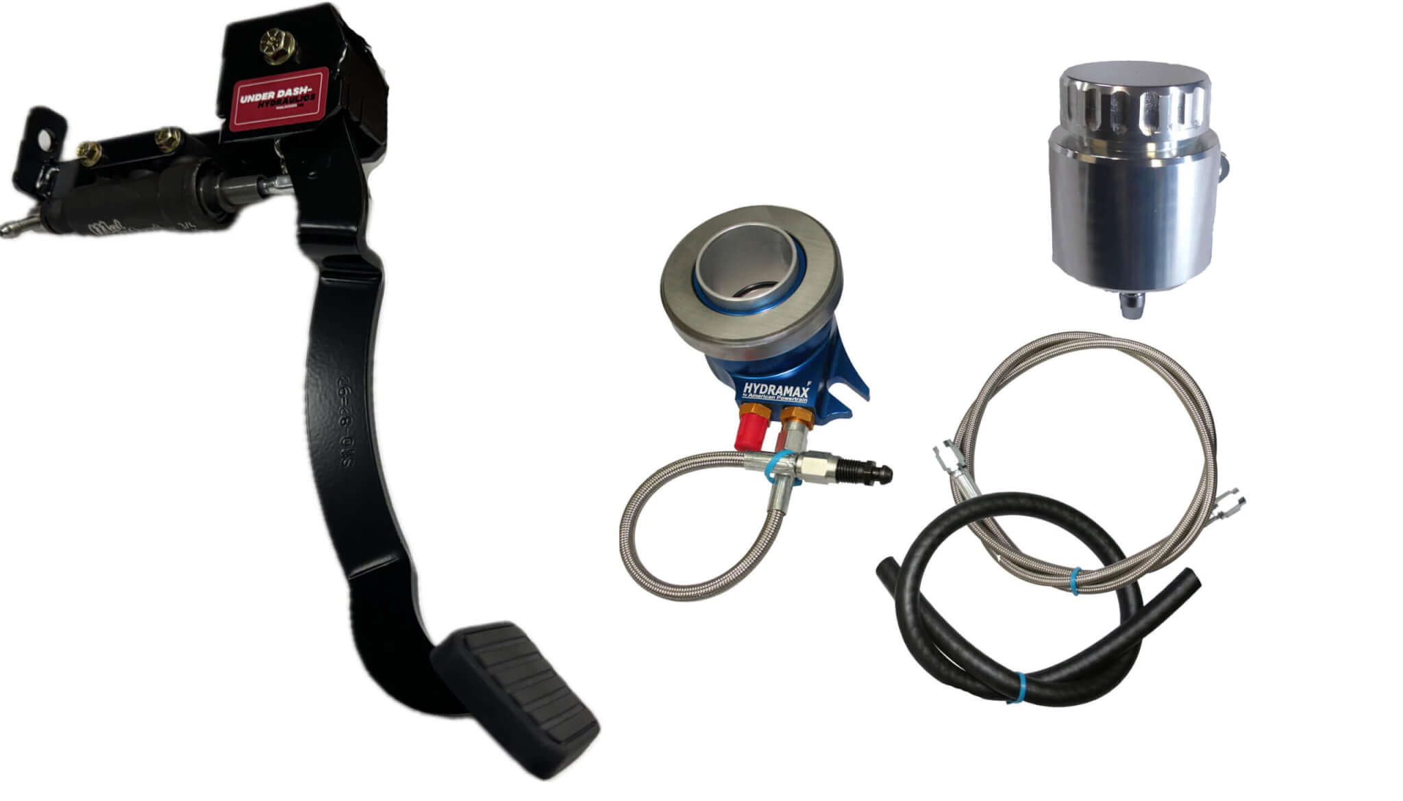 1982-93 Chevy S-10/S-15 Hydraulic Clutch Conversion Kit with Clutch Pedal for TKX, TKO and Muncie