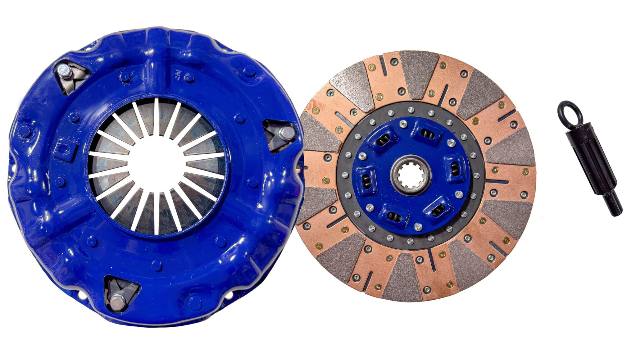 American Powertrain Stage 2 GM 11" Clutch Kit 10-Spline 1-1/8" Diameter Input Shaft Dual Friction Up to 500HP-550lbs/ft